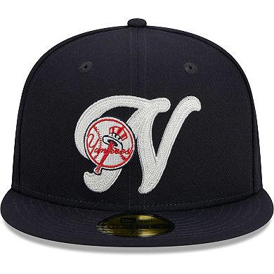 Men's New Era Navy New York Yankees Duo Logo 59FIFTY Fitted Hat