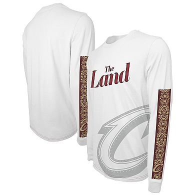 Unisex Stadium Essentials White Cleveland Cavaliers 2023/24 City Edition Scoreboard Long Sleeve T-Shirt