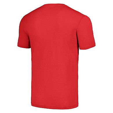 Men's Homage Christian McCaffrey & Brock Purdy Scarlet San Francisco 49ers NFL Jam Tri-Blend T-Shirt