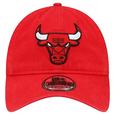Men's New Era Red Chicago Bulls Team 2.0 9TWENTY Adjustable Hat