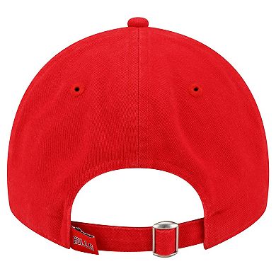 Men's New Era Red Chicago Bulls Team 2.0 9TWENTY Adjustable Hat