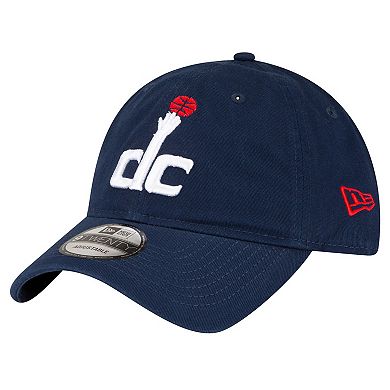 Men's New Era Navy Washington Wizards Team 2.0 9TWENTY Adjustable Hat