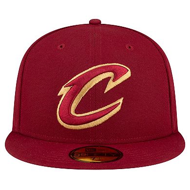 Men's New Era Wine Cleveland Cavaliers 59FIFTY Fitted Hat