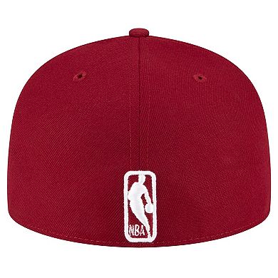 Men's New Era Wine Cleveland Cavaliers 59FIFTY Fitted Hat