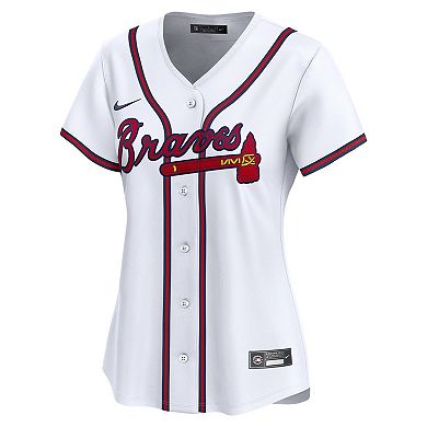 Women's Nike Ozzie Albies White Atlanta Braves Home Limited Player Jersey