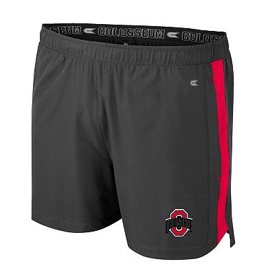 Men's Colosseum Charcoal Ohio State Buckeyes Langmore Shorts