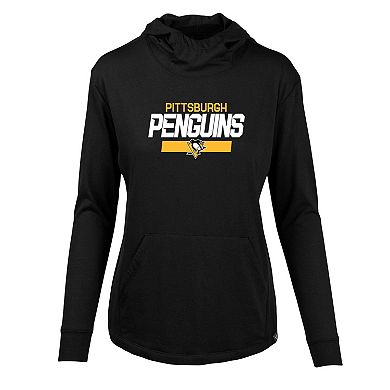 Women's Levelwear Sidney Crosby Black Pittsburgh Penguins Vivid Player Name & Number Pullover Hoodie