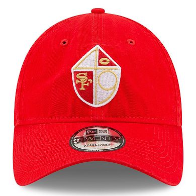 Men's New Era Scarlet San Francisco 49ers Core Classic 9TWENTY Adjustable Hat