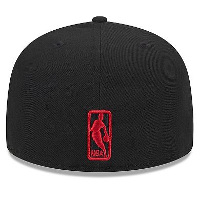 Men's New Era Black Miami Heat 2024 NBA All-Star Game Rally Drive Side Patch 59FIFTY Fitted Hat