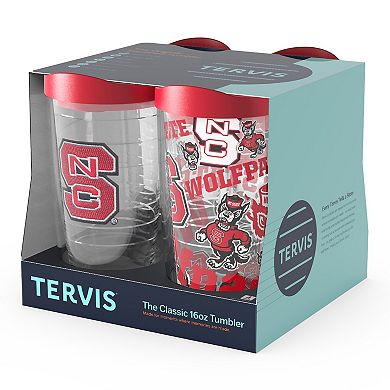 Tervis NC State Wolfpack Four-Pack 16oz. Classic Tumbler Set