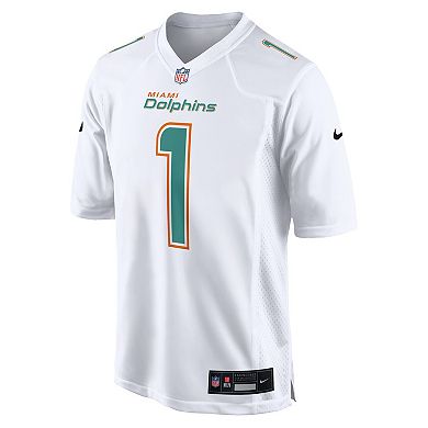 Men's Nike Tua Tagovailoa White Miami Dolphins Fashion Game Jersey
