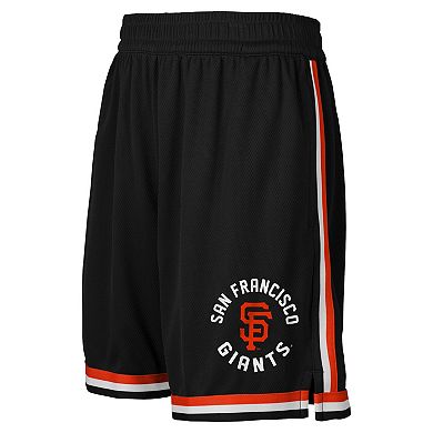 Youth Fanatics Branded Black San Francisco Giants Hit Home Mesh Shorts