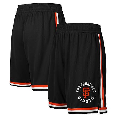 Youth Fanatics Branded Black San Francisco Giants Hit Home Mesh Shorts