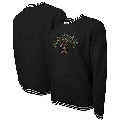 Unisex Stadium Essentials Black Boston Celtics 2023/24 City Edition Club Level Pullover Sweatshirt