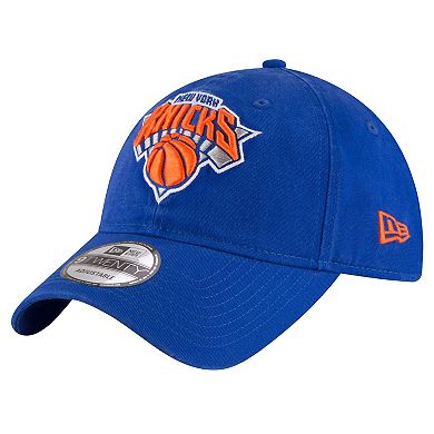 Men's New Era Royal New York Knicks Team 2.0 9TWENTY Adjustable Hat