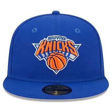 Men's New Era Blue New York Knicks 2024 NBA All-Star Game Rally Drive Side Patch 59FIFTY Fitted Hat