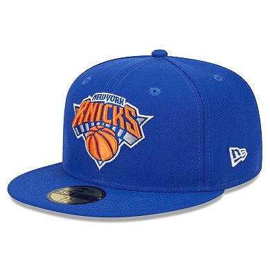 Men's New Era Blue New York Knicks 2024 NBA All-Star Game Rally Drive Side Patch 59FIFTY Fitted Hat