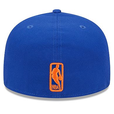 Men's New Era Blue New York Knicks 2024 NBA All-Star Game Rally Drive Side Patch 59FIFTY Fitted Hat