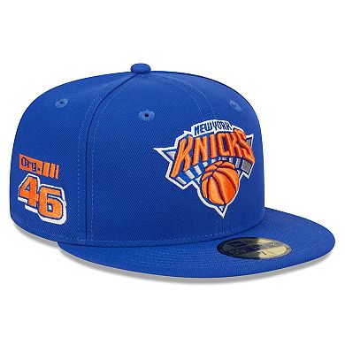 Men's New Era Blue New York Knicks 2024 NBA All-Star Game Rally Drive Side Patch 59FIFTY Fitted Hat