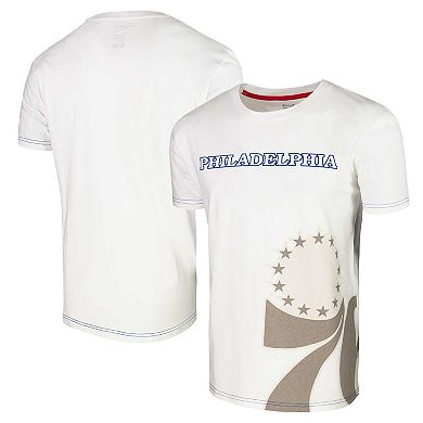 Unisex Stadium Essentials White Philadelphia 76ers Scoreboard T-Shirt