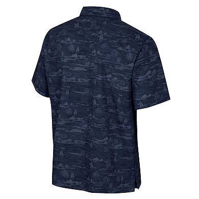 Men's Colosseum Navy Ole Miss Rebels Ozark Button-Up Shirt