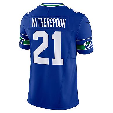 Men's Nike Devon Witherspoon Royal Seattle Seahawks Alternate Vapor F.U.S.E. Limited Jersey