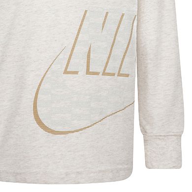Boys 4-7 Nike Futura Wrap Long Sleeve Hooded T-shirt