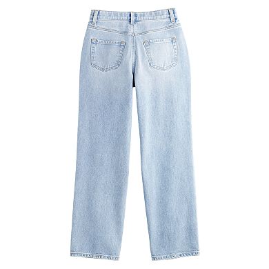 Girls 6-20 SO® High-Rise '90s Straight Jeans in Regular & Plus Size