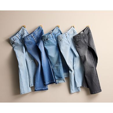Girls 6-20 SO® High Rise 90's Cuffed Hem Jeans in Regular & Plus Size