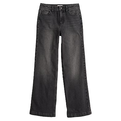 Girls 6-20 SO® High Rise Wide Leg Jeans