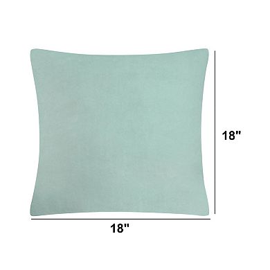 80/20 Viscose Velvet Soft Throw Pillowcases, Square 18" X 18",