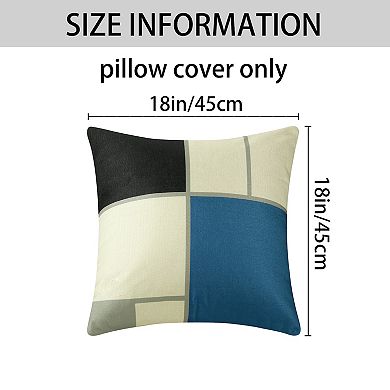 Printing Soft Throw Invisible Zipper For Home Decor Bedroom Pillow Covers 2 Pcs