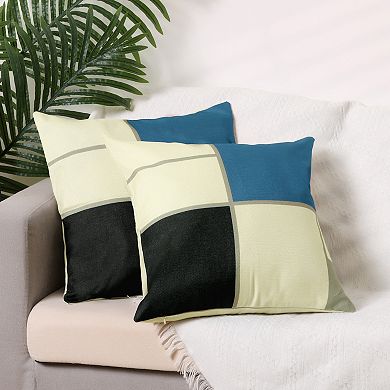 Printing Soft Throw Invisible Zipper For Home Decor Bedroom Pillow Covers 2 Pcs