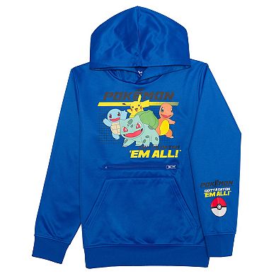 Boys 8-20 Pokémon "Catch 'Em All" Graphic Pocket Fleece Hoodie