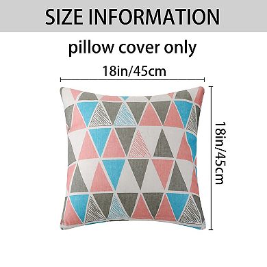 Printing Soft Throw Home Decor Living Room Bedroom Pillow Covers 2 Pcs 18" X 18"