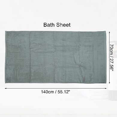 1 Pcs Cotton Bath Towel Absorbent Cotton Towel 27.56" X 55.12"