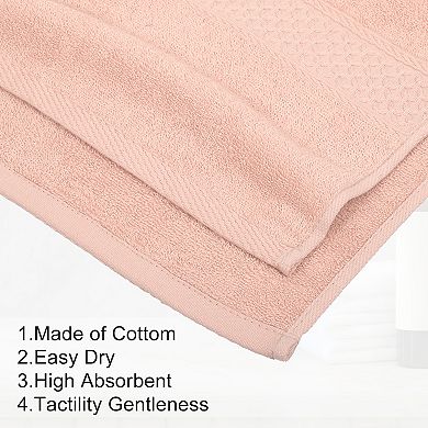 3 Pcs Cotton Bath Towel Classic Design 27.56" X 55.12"