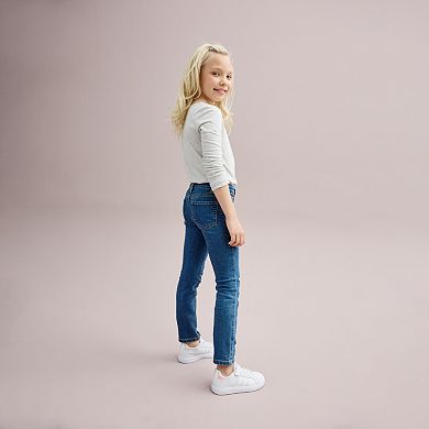 Girls 4-12 Jumping Beans?? Mid-Rise Embellished Jegging Jeans