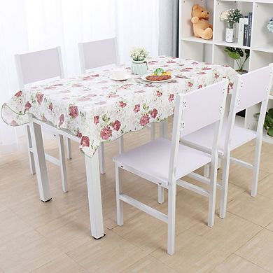 Daisy Printed Rectangle Tablecloth Cover Water/oil 71 X 54 Inch For Wedding Party Decoration