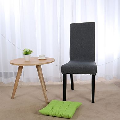 Home Accessory Cotton Blends Strap Design Chair Cushion Pad Lime Green