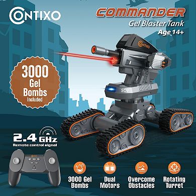 Contixo Remote Control Commander Gel Blaster Tank
