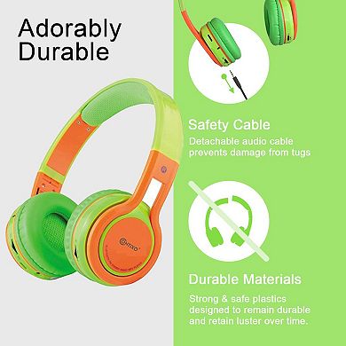 Contixo KB2600 Kids Bluetooth Headphones: Safe 85dB limit, adjustable on-ear design