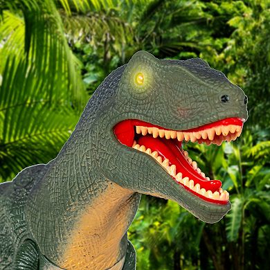 Contixo Remote Control Walking Velociraptor Dinosaur With Light-up Eyes & Roaring Effect