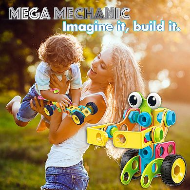 Contixo  223 Piece Mega Mechanic 3D Building Block Set