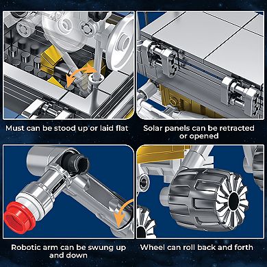 Contixo Aerospace Series Mars Rover 359 Piece Building Block Set