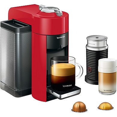 Nespresso by Delonghi Vertuo Coffee & Espresso Single-Serve Machine with Aeroccino Milk Frother