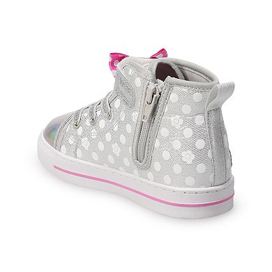 Disney's Minnie Mouse Lighted Hi-Top Toddler/Girl Sneakers