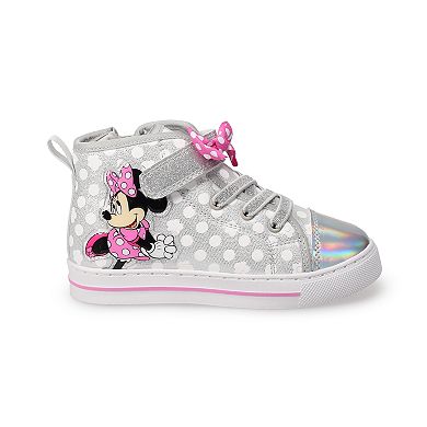 Disney's Minnie Mouse Lighted Hi-Top Toddler/Girl Sneakers