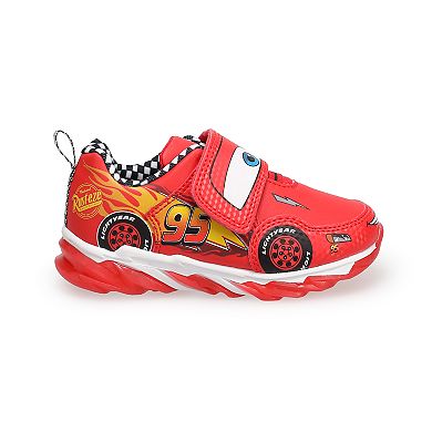 Disney / Pixar's Cars Lightning McQueen Lighted Athletic Boy/Toddler Sneakers