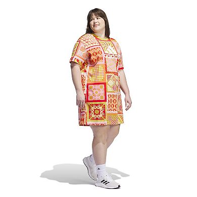 Plus Size adidas x FARM Rio Slim Sportswear Dress